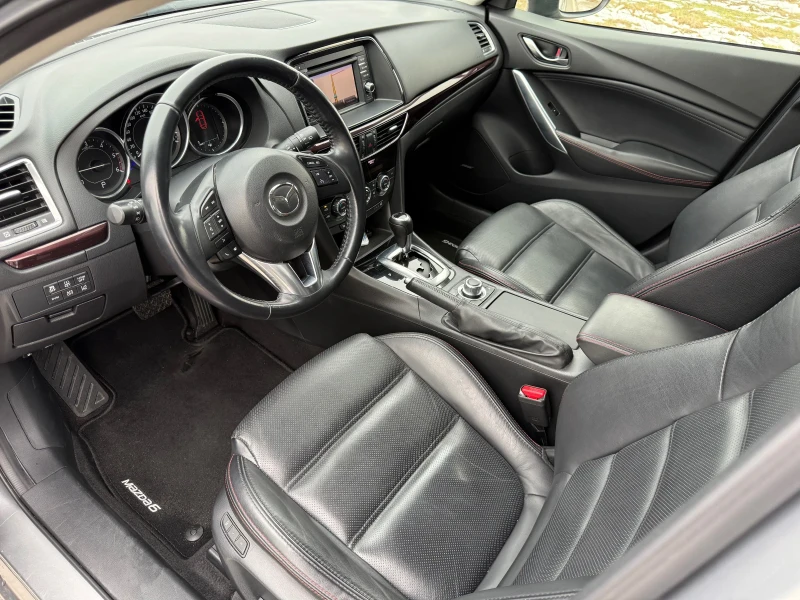 Mazda 6 2.2D SKYACTIV-D / FULL / KOJA / NAVI / AVTOMAT /, снимка 9 - Автомобили и джипове - 53405703