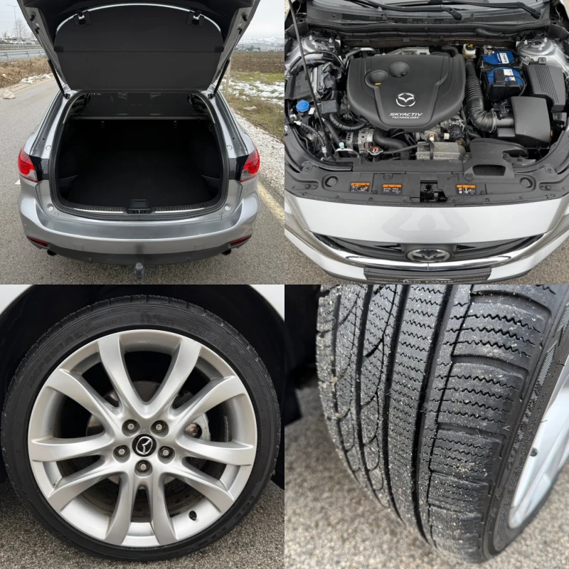 Mazda 6 2.2D SKYACTIV-D / FULL / KOJA / NAVI / AVTOMAT /, снимка 17 - Автомобили и джипове - 53405703