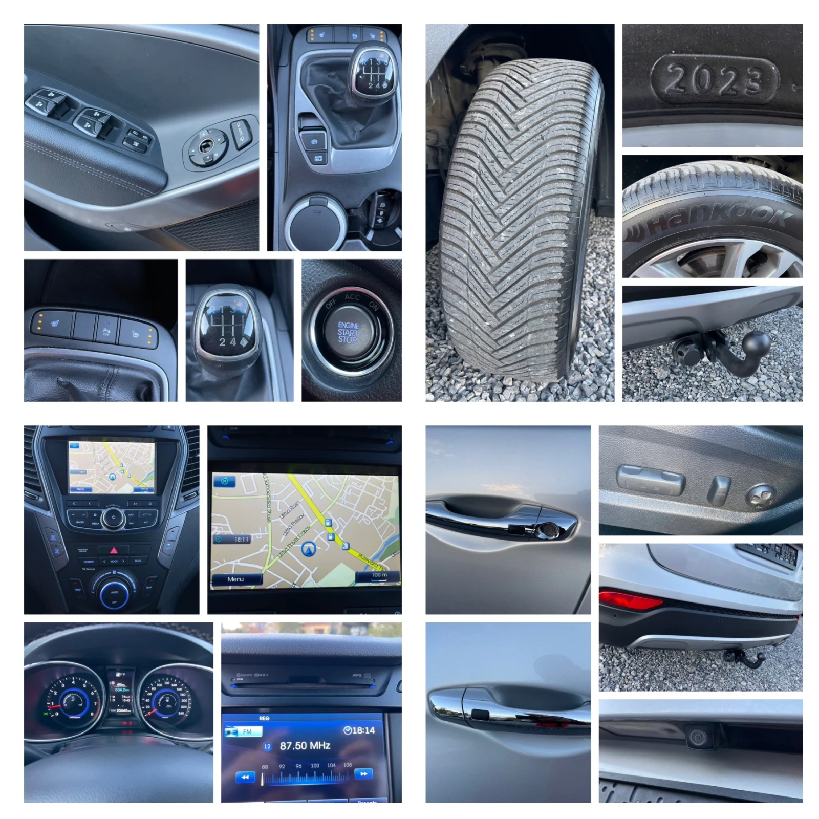 Hyundai Santa fe 2.4 GDI, 192 Hp, Бензин, 206000 Реални Км!Обслужен | Mobile.bg — изображение 16