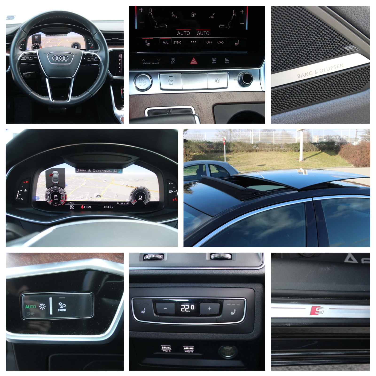 Audi A6 3.0 HYBRID QUATRO S-LINE  EURO 6  | Mobile.bg   13