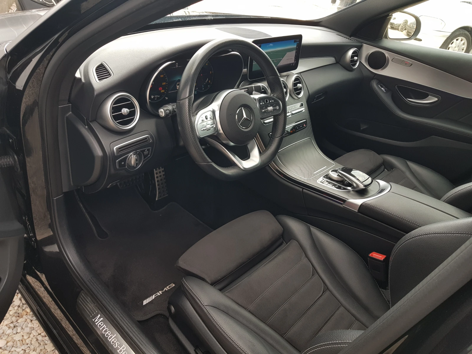 Mercedes-Benz C 220 D 4matic AMG EDITION FACELIFT MULTIBEAM LED OM654 , снимка 8 - Автомобили и джипове - 53985733