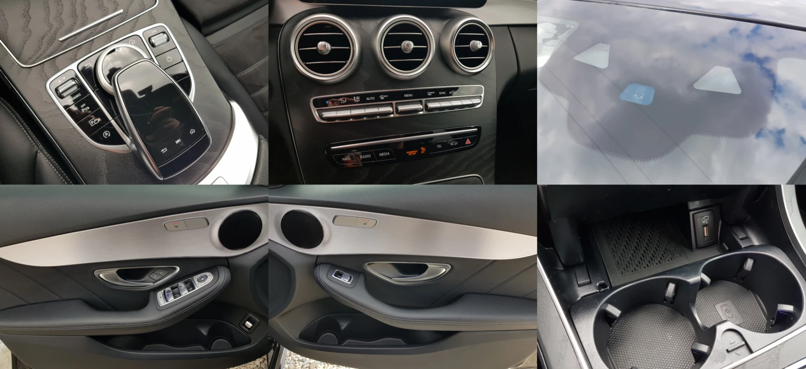 Mercedes-Benz C 220 D 4matic AMG EDITION FACELIFT MULTIBEAM LED OM654 , снимка 15 - Автомобили и джипове - 53985733