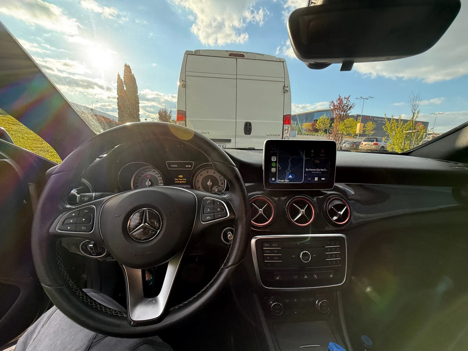 Mercedes-Benz CLA 250  MATTE BLACK* SPORT EXHAUST* CARPLAY!/ БАРТЕР / , снимка 11 - Автомобили и джипове - 54404930