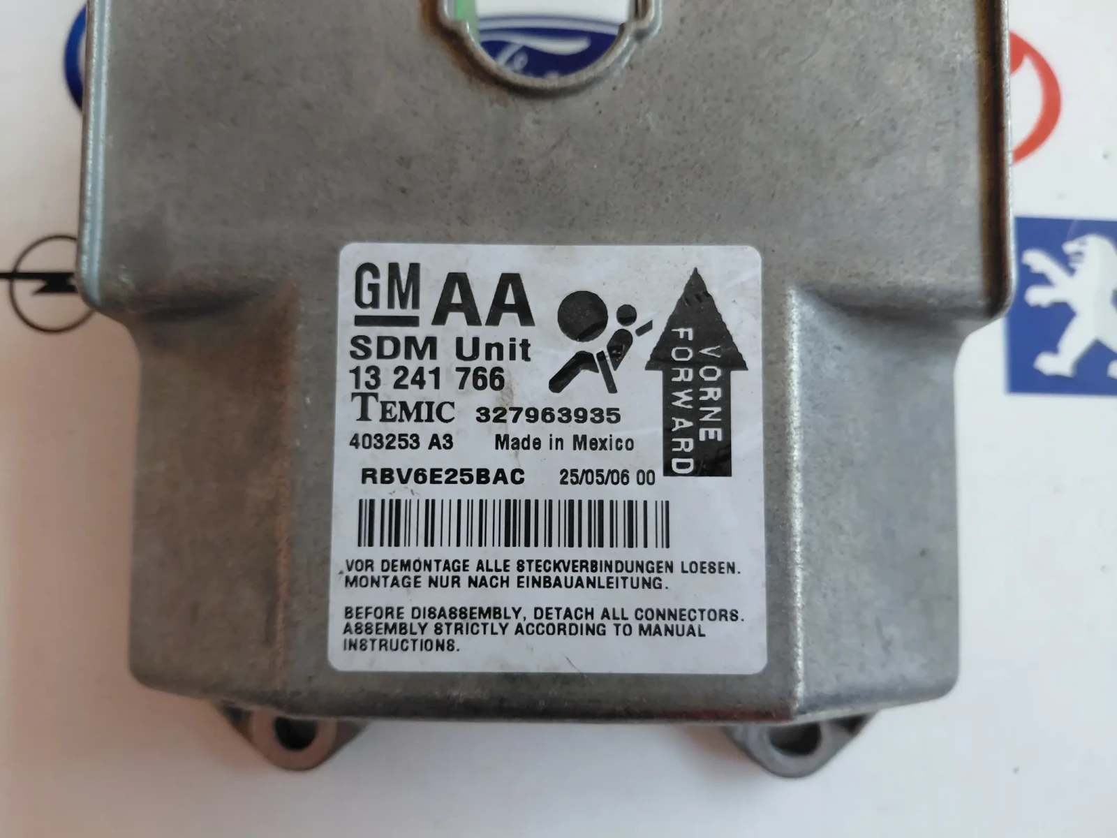 13241766 AIRBAG модул за OPEL ZAFIRA B  GM13241766, снимка 2 - Части - 55703492