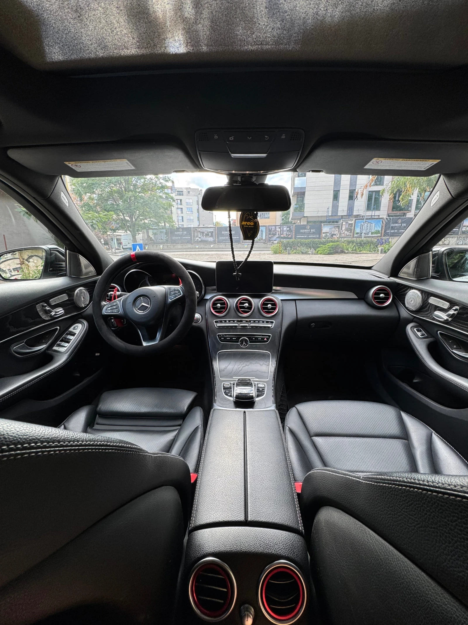 Mercedes-Benz C 300 AMG 4MATIC Stage 1 Pops and Bangs  9G-Tronic 290HP | Mobile.bg   16