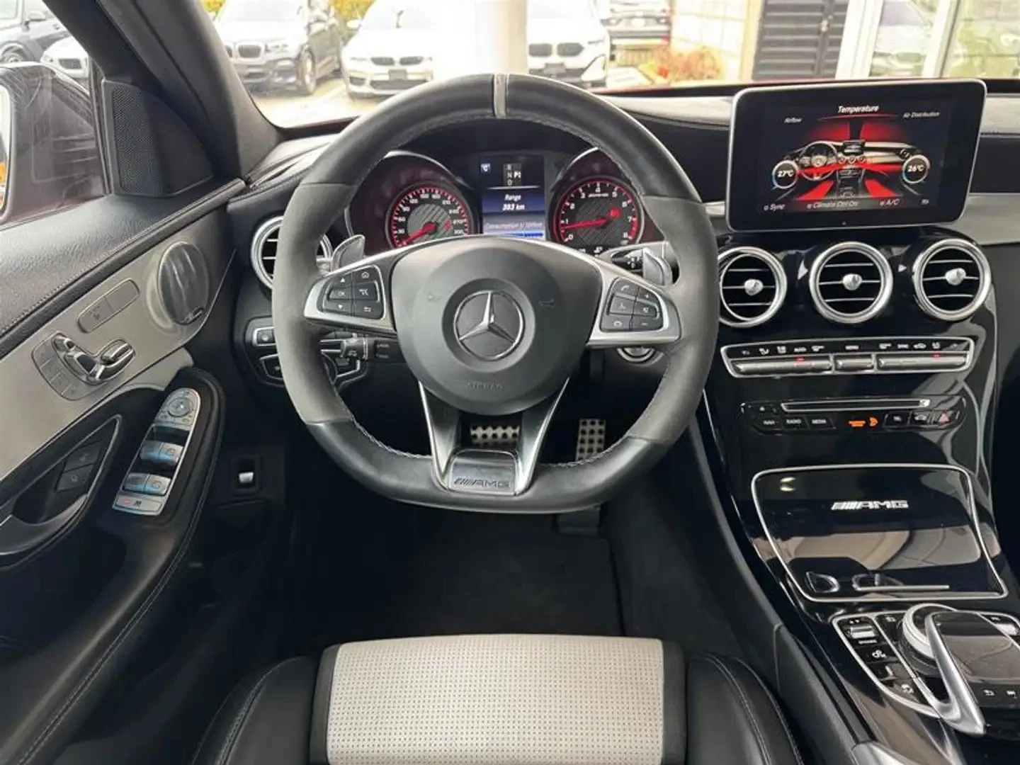 Mercedes-Benz C 63 AMG S PREMIUM PKG ЦЕНА ДО БЪЛГАРИЯ АВТОКРЕДИТ, снимка 13 - Автомобили и джипове - 55878992