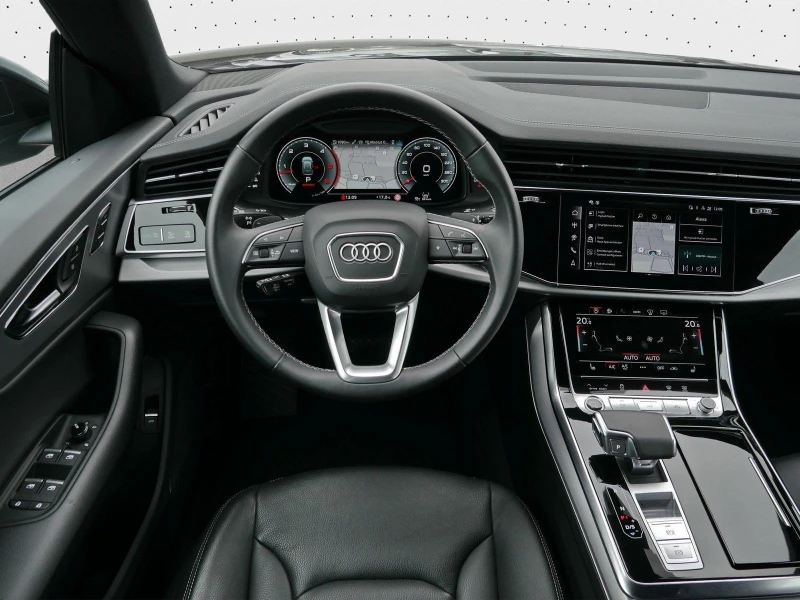 Audi Q8 45 TDI/QUATTRO/BLACK OPTIC/LIFT/360/HEAD UP/MATRIX, снимка 10 - Автомобили и джипове - 52157122