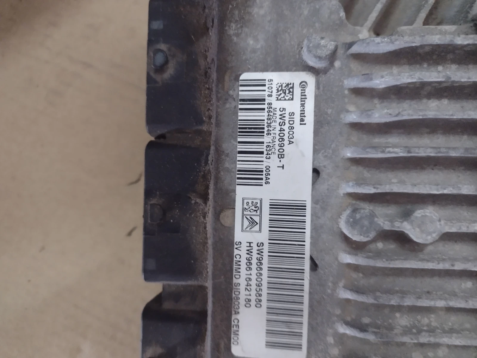 SW9666095880  SID803A  �������� �������� PEUGEOT, CITROEN 2.0 HDI  Continental 5WS40690B-T | Mobile.bg � ����������� 2