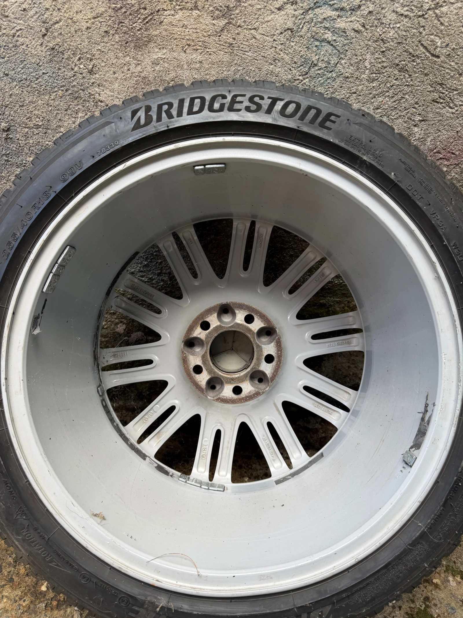 Гуми с джанти Bridgestone 245/40R18, снимка 12 - Гуми и джанти - 56103035