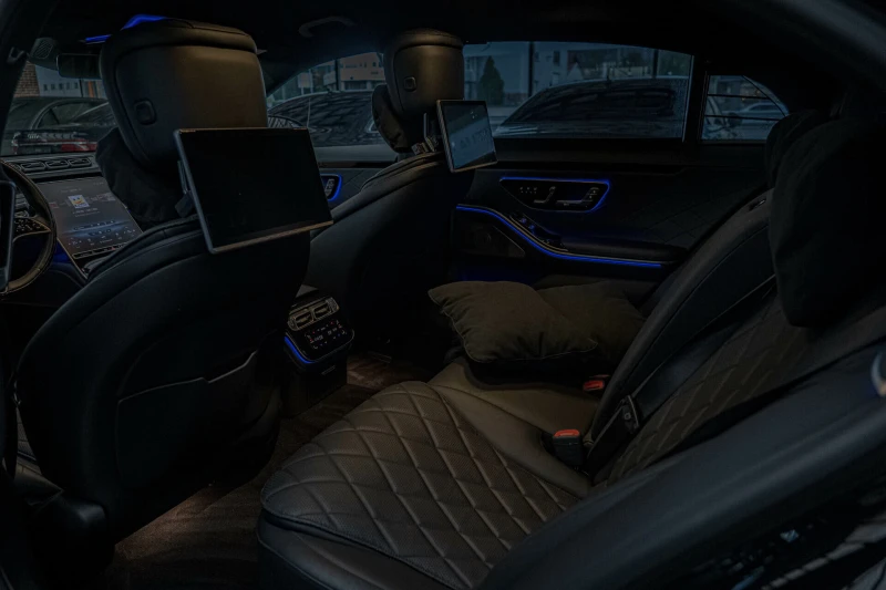 Mercedes-Benz S 500 BRABUS/Long/Carbon Packet/Burmester/RSE/Обдухване, снимка 9 - Автомобили и джипове - 52005095