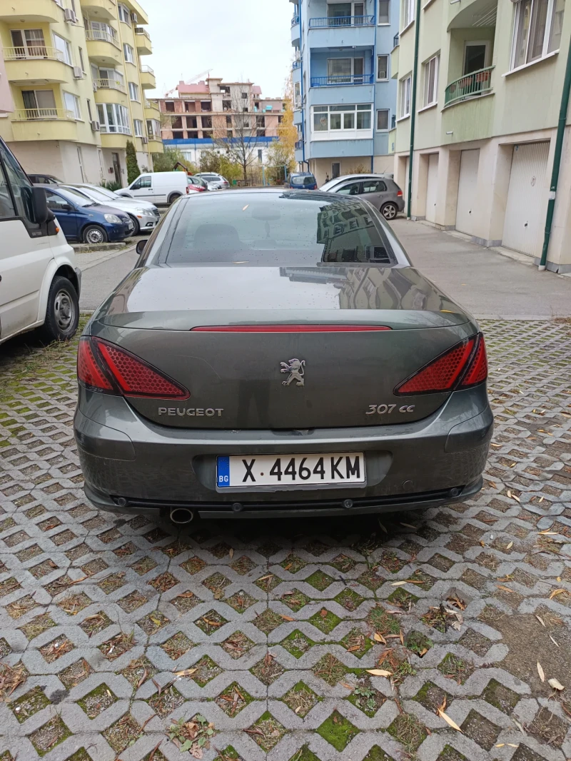 Peugeot 307 Уникат! Кабриолет., снимка 4 - Автомобили и джипове - 52341994