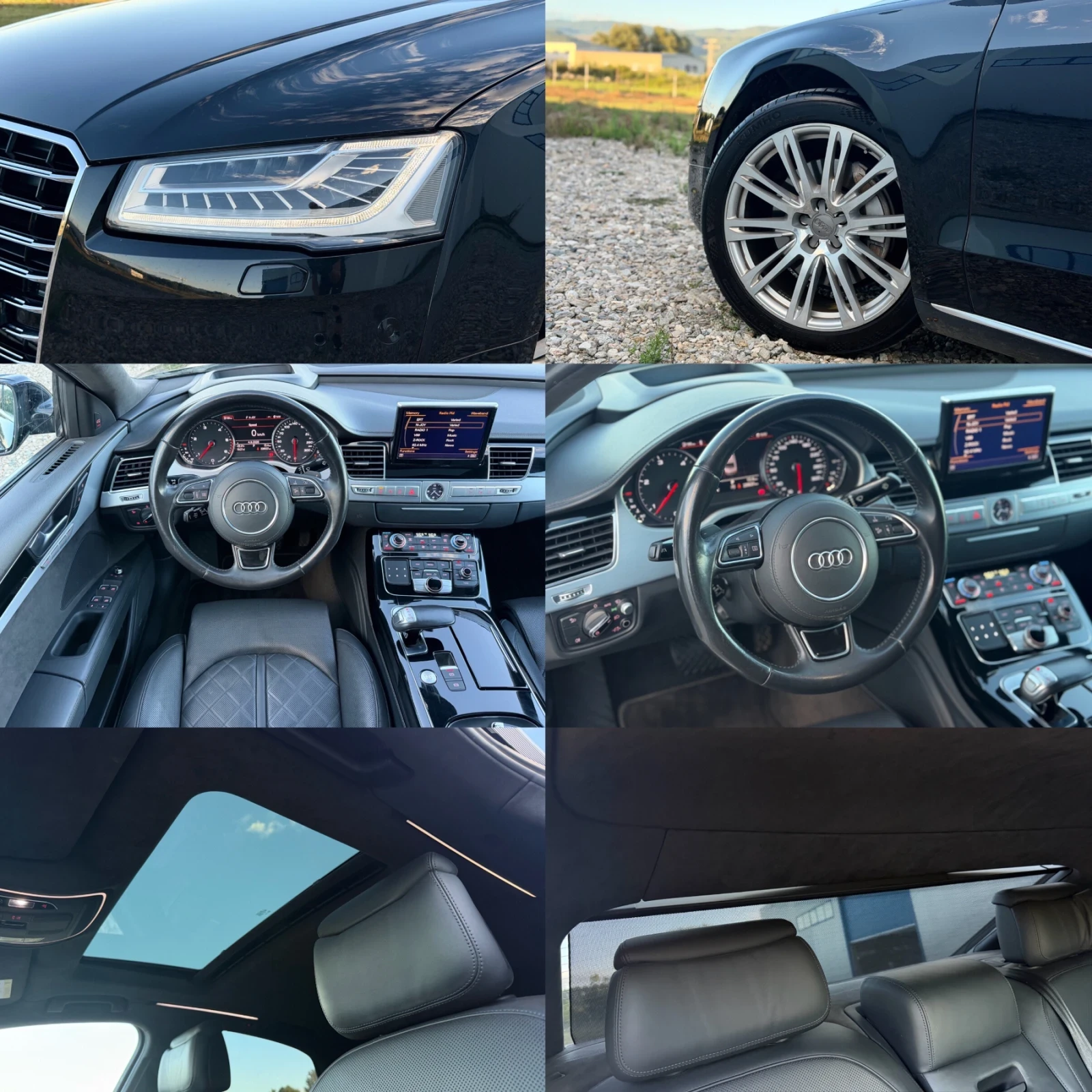 Audi A8 3.0 TDI Matrix / Bose/ Full/ Каско, снимка 15 - Автомобили и джипове - 56107552