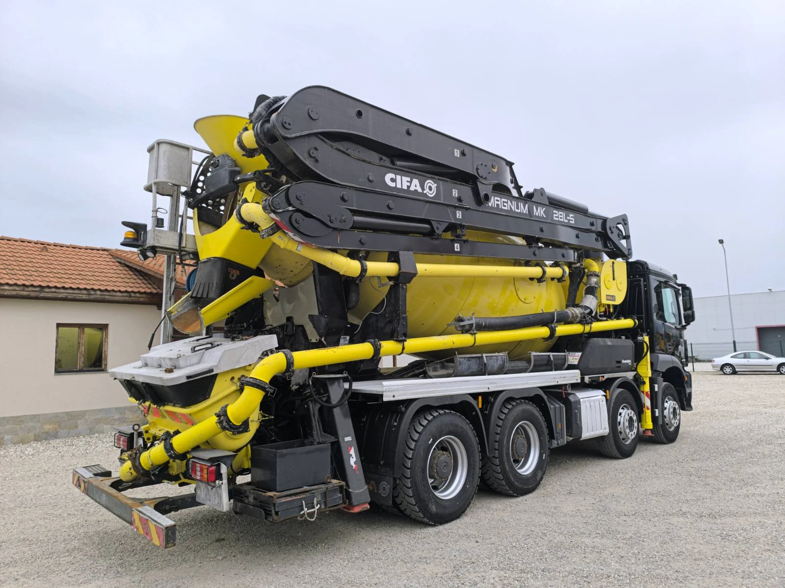 Бетон помпа Mercedes-Benz AROCS 4246 CIFA MAGNUM MK28L-5 125ММ, снимка 7 - Индустриална техника - 53952587
