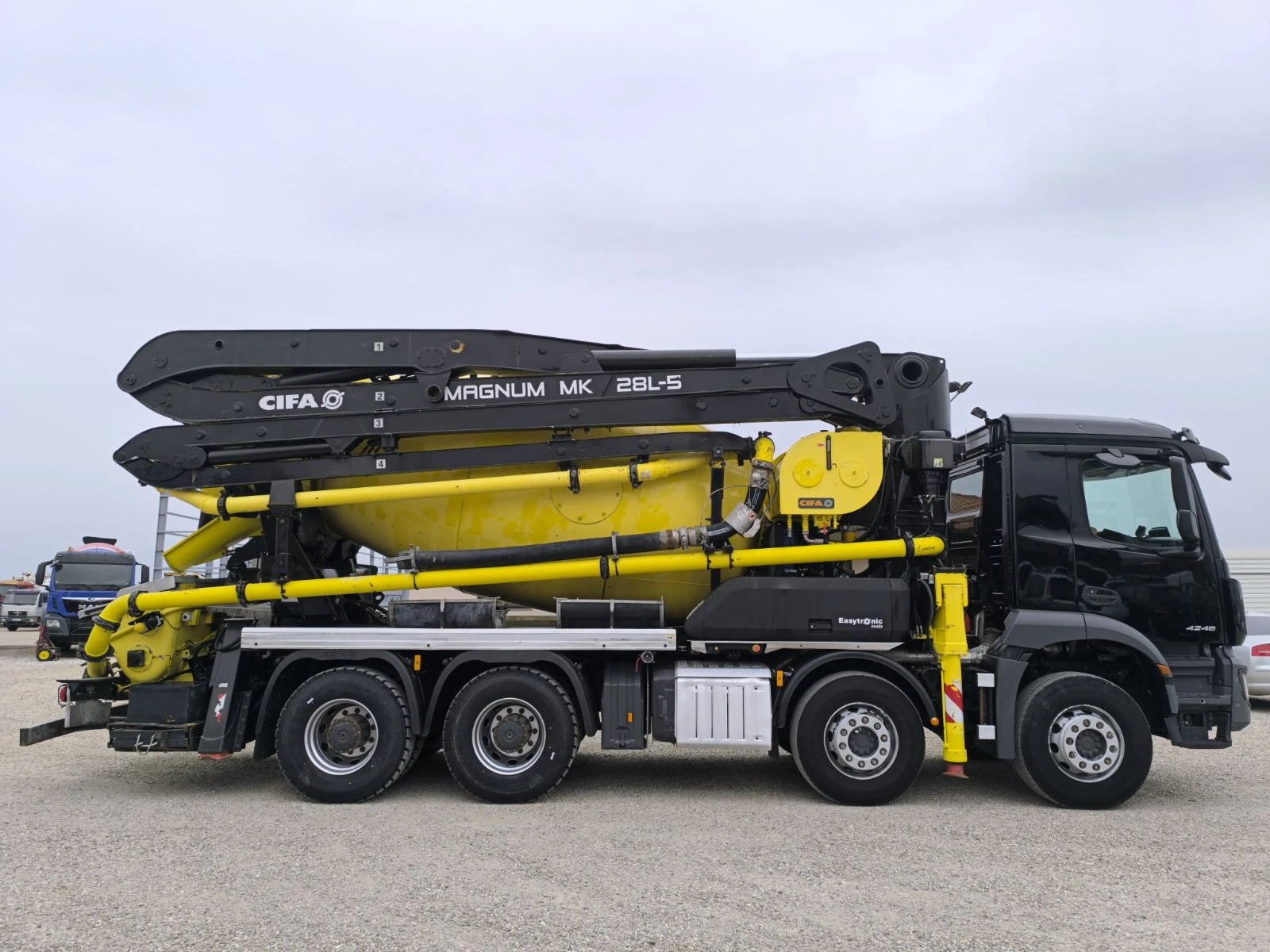 Бетон помпа Mercedes-Benz AROCS 4246 CIFA MAGNUM MK28L-5 125ММ, снимка 8 - Индустриална техника - 53952587