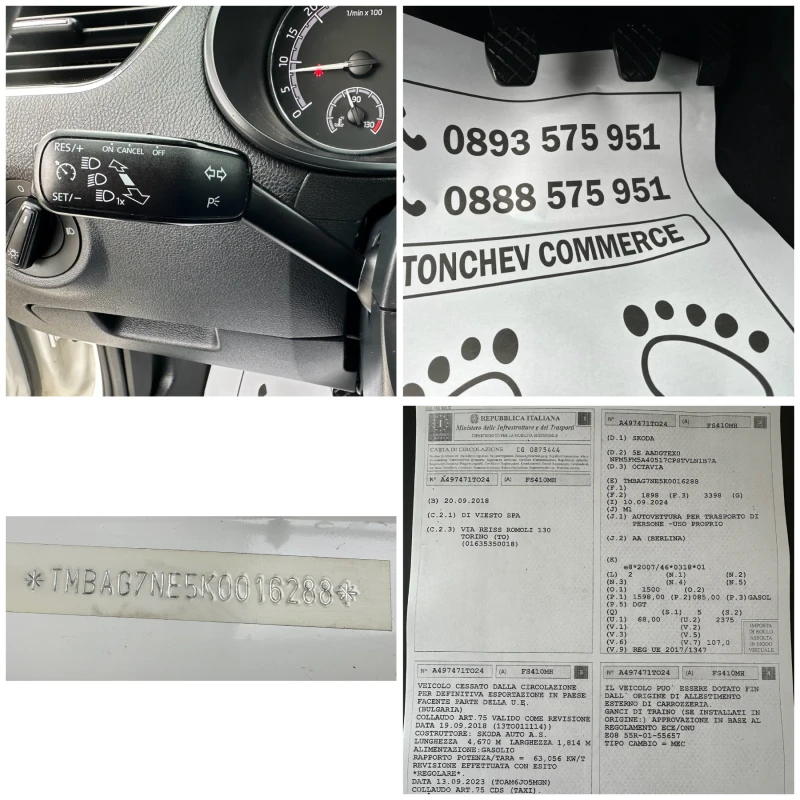 Skoda Octavia 1.6-TDI-172.000km-ORIGINAL-TOP-NEW-NAVI-LED, снимка 16 - Автомобили и джипове - 50471260