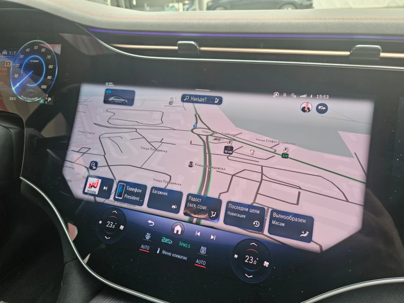 Mercedes-Benz EQS 450+ /AMG/4Matic/Distronic/BURMESTER/Head-Up, снимка 14 - Автомобили и джипове - 51041721