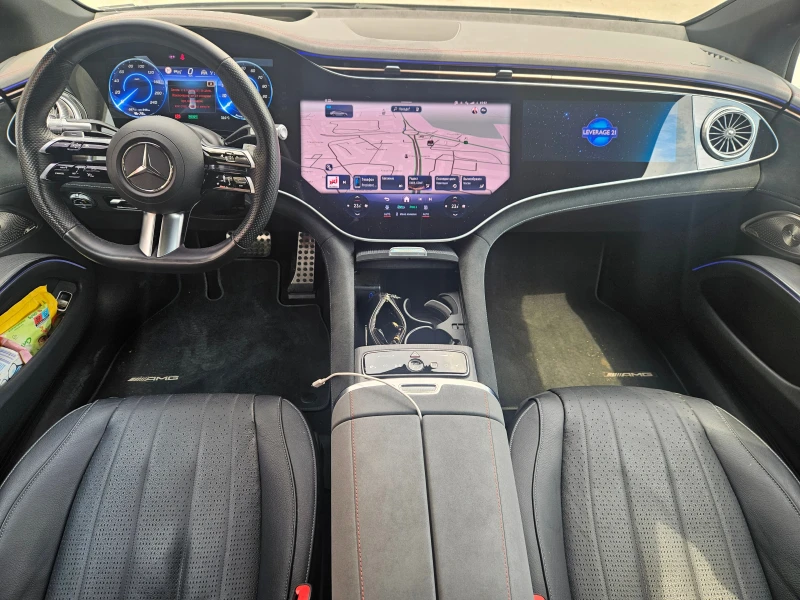 Mercedes-Benz EQS 450+ /AMG/4Matic/Distronic/BURMESTER/Head-Up, снимка 11 - Автомобили и джипове - 51041721