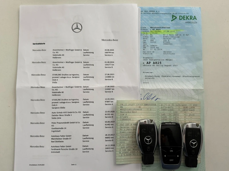 Mercedes-Benz GLC 250 D* СЕРВИЗНА КНИЖКА С ПЪЛНА ИСТОРИЯ В МЕРЦЕДЕС, снимка 15 - Автомобили и джипове - 52549431