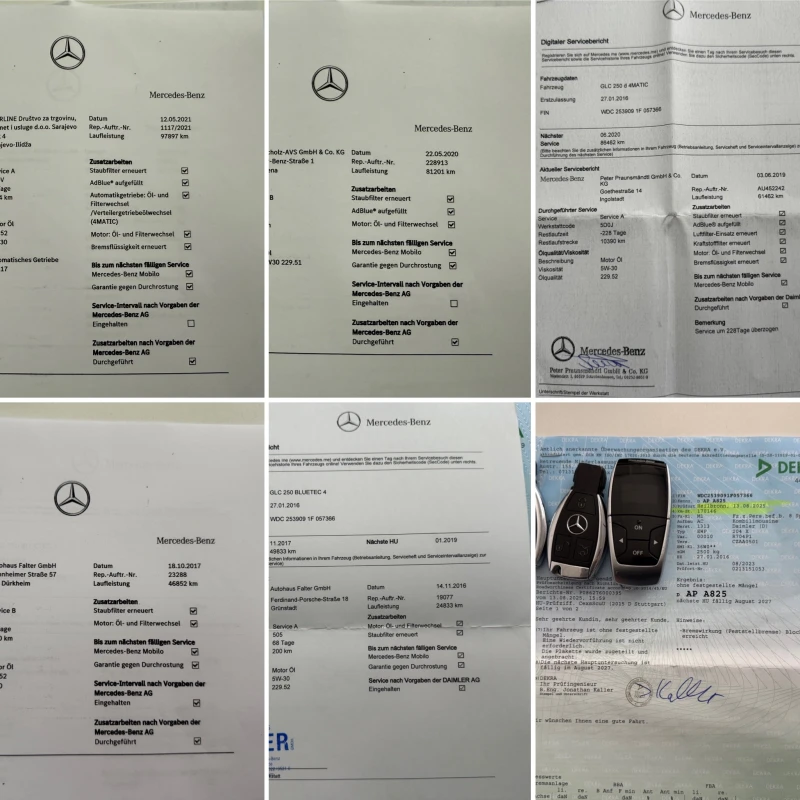 Mercedes-Benz GLC 250 D* СЕРВИЗНА КНИЖКА С ПЪЛНА ИСТОРИЯ В МЕРЦЕДЕС, снимка 17 - Автомобили и джипове - 52549431