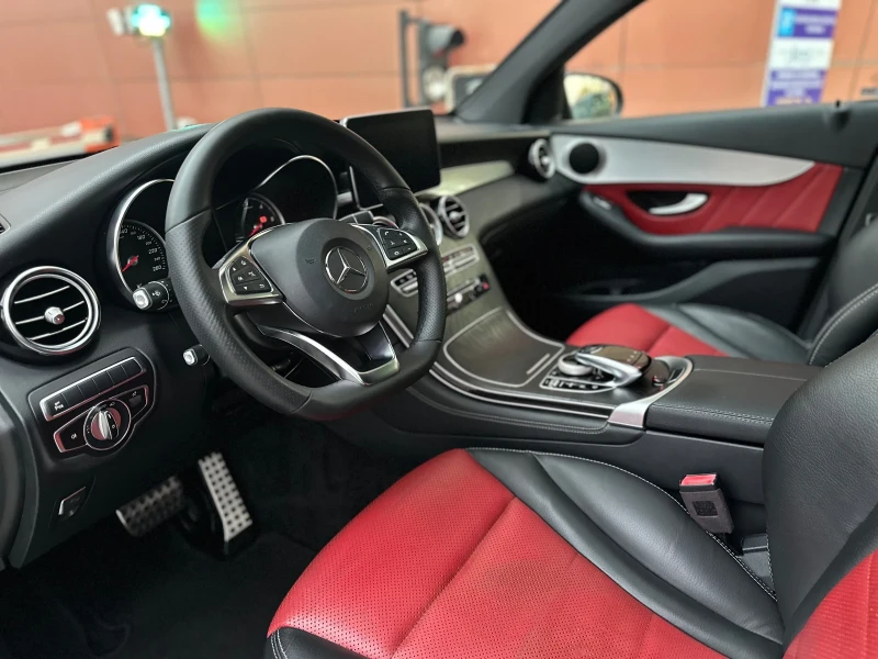 Mercedes-Benz GLC 250d AMG COUPE 4MATIC ШИБЕДАХ PREMIUM, снимка 7 - Автомобили и джипове - 52565540