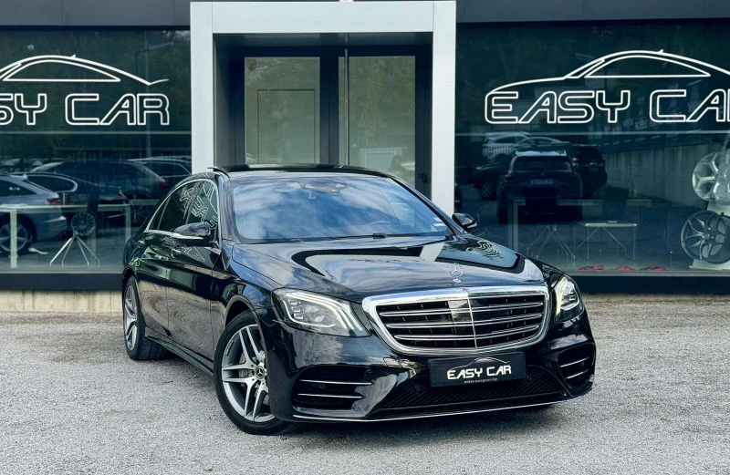 Mercedes-Benz S 350 ГОТОВ ЛИЗИНГ /LONG/ 4M /AMG /TV /FULL/, снимка 2 - Автомобили и джипове - 46372590