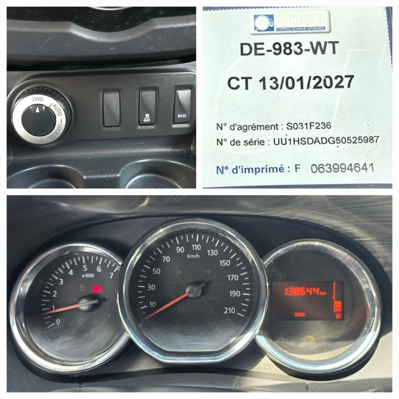 Dacia Duster 1.5DCI* 4x4* НАВИГАЦИЯ* КАМЕРА* 138000км, снимка 17 - Автомобили и джипове - 51659388