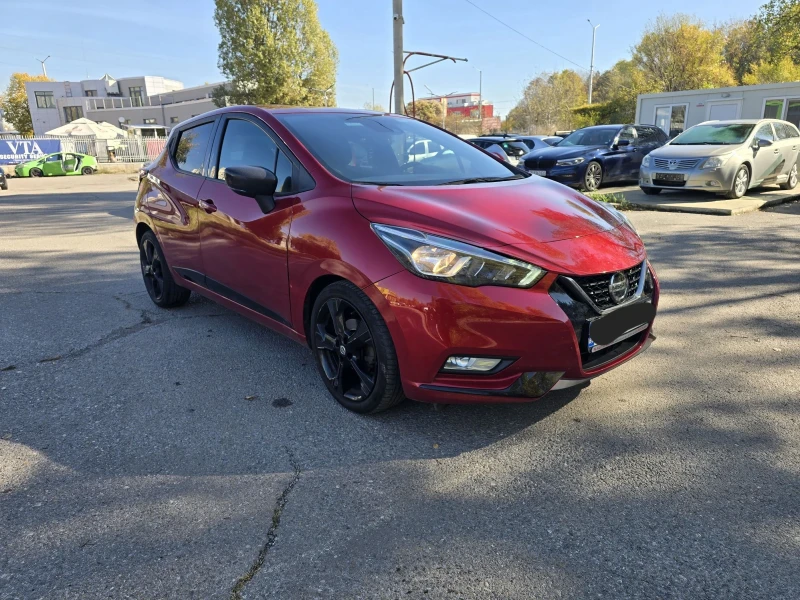 Nissan Micra БЕНЗИН/АВТОМАТИК/КОЖА/ОТ БГ/, снимка 3 - Автомобили и джипове - 52241336