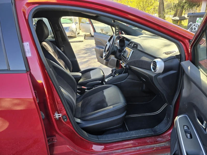 Nissan Micra БЕНЗИН/АВТОМАТИК/КОЖА/ОТ БГ/, снимка 12 - Автомобили и джипове - 52241336