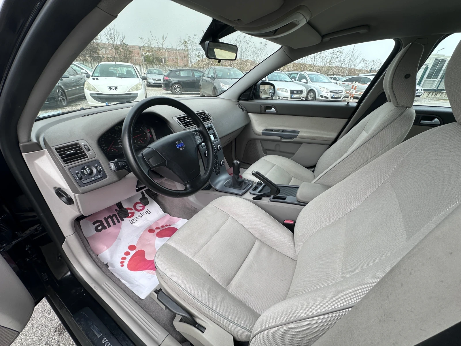 Volvo V50 1.6TDI - КЛИМАТРОНИК - РЕАЛНИ КИЛОМЕТРИ - изображение 10