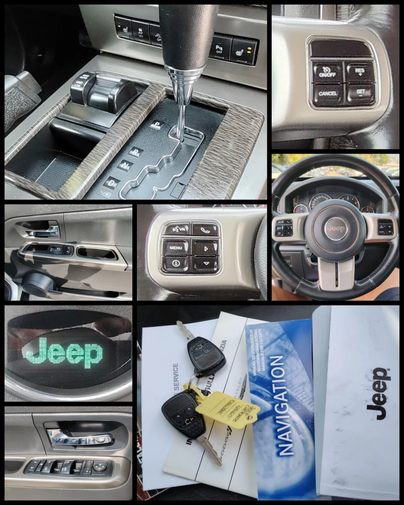 Jeep Cherokee 2.8CRD/LIMITED/NAVI, снимка 15 - Автомобили и джипове - 51796366