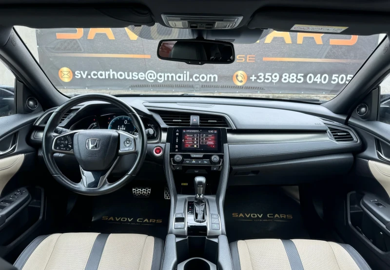 Honda Civic Type-R пакет/Автомат/Зад.камера/подгрев/ШВЕЙЦАРИЯ!, снимка 11 - Автомобили и джипове - 51751253