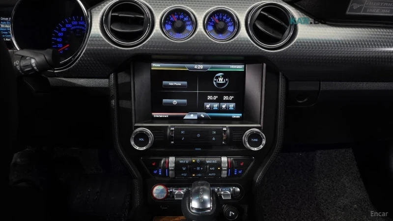 Ford Mustang 2.3 Eco Boost* ПОДГРЕВ* ОБДУХВАНЕ* NAVI* КОЖА, снимка 10 - Автомобили и джипове - 55338811
