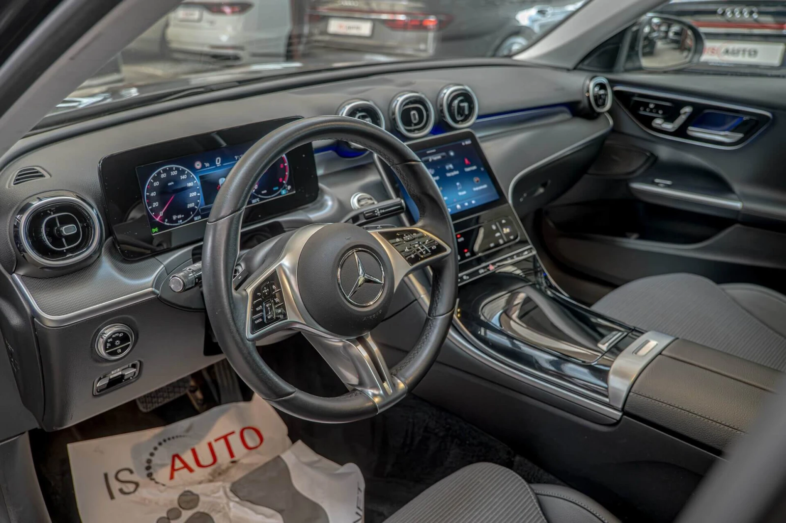 Mercedes-Benz C 200 d/Подгрев/Шибедах/Ambient/MBUX, снимка 7 - Автомобили и джипове - 53998586