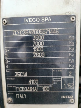 Iveco Daily 35с14 / 3.0 hpt, снимка 10