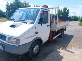 Iveco 59-12 Самосвал с кран , снимка 2