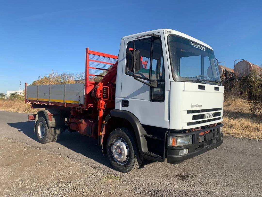 Iveco Eurocargo 120Е18 ТРИСТРАНЕН САМОСВАЛ С КРАН ПЕРФЕКТЕН - изображение 9