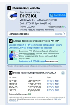 VW Golf 1.9 TDI* Sportline* ОЧАКВАН ВНОС* 6-Скорости*  - 4400 € / 8605.65 лв. - 16444252 7