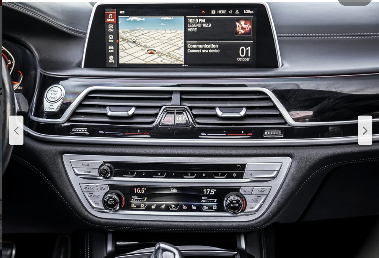 BMW 750 M* SPORT* XDRIVE* HARMON* KARDON* МАСАЖ* ХЕДЪП* ПА - изображение 8