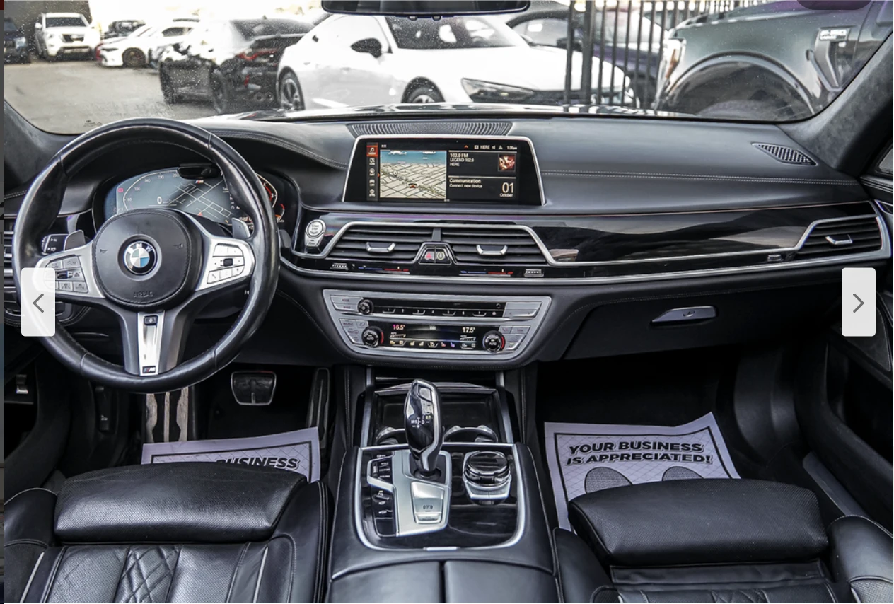 BMW 750 M* SPORT* XDRIVE* HARMON* KARDON* МАСАЖ* ХЕДЪП* ПА - изображение 6