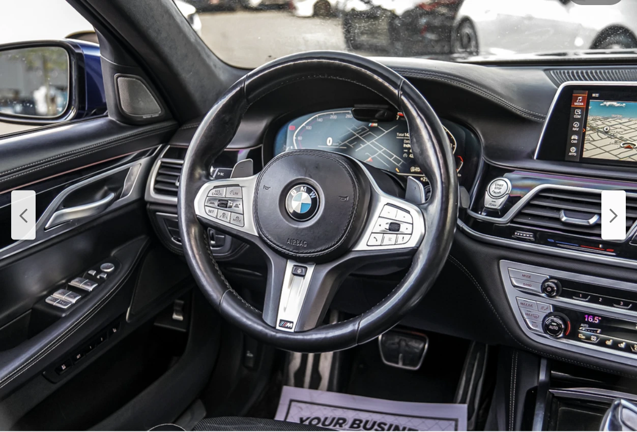 BMW 750 M* SPORT* XDRIVE* HARMON* KARDON* МАСАЖ* ХЕДЪП* ПА - изображение 7