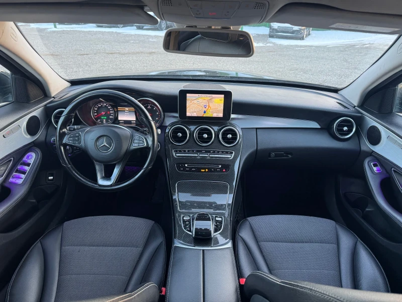 Mercedes-Benz C 220 Full LED, Кожа, Нави, Камера, 170к.с, снимка 13 - Автомобили и джипове - 53168431