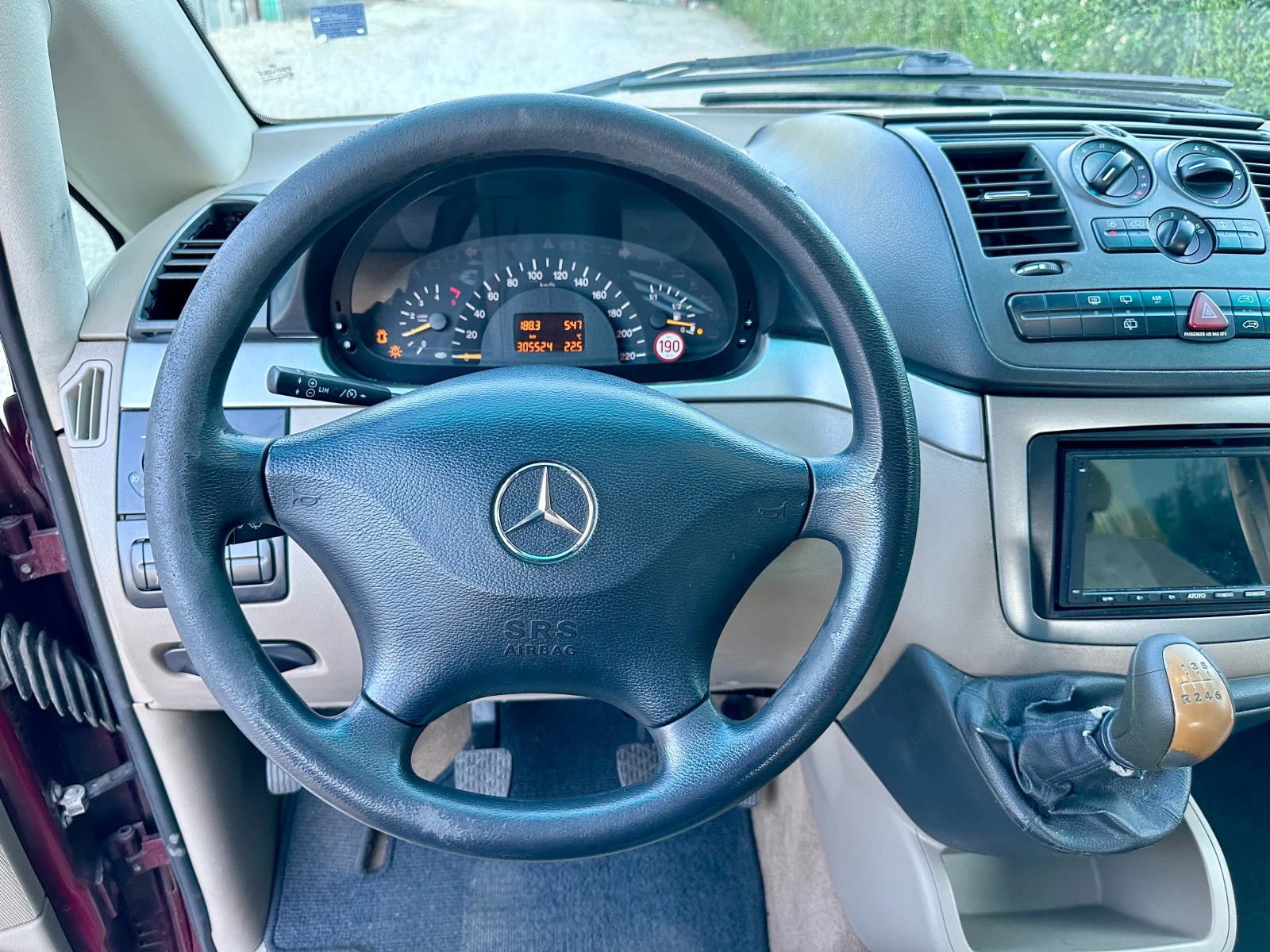 Mercedes-Benz Viano * ТЕМПОМАТ* TV* 2 СТРАНИЧНИ ВРАТИ* , снимка 8 - Автомобили и джипове - 55674718