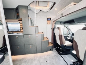 Кемпер HYMER / ERIBA 4X4 MERCEDES Venture S ДВОЕН ПОД КЛИМАТИК, снимка 9