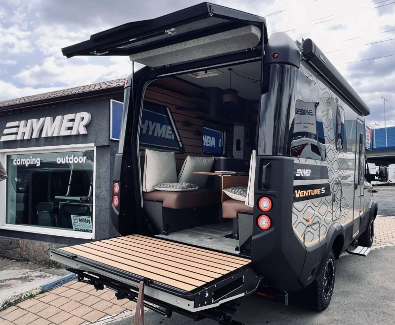 Кемпер HYMER / ERIBA 4X4 MERCEDES Venture S ДВОЕН ПОД КЛИМАТИК, снимка 6 - Каравани и кемпери - 50086699