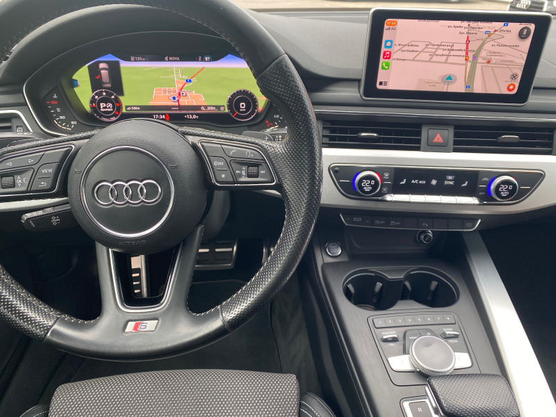 Audi A4 2.0TDi-190kc/Quattro/S-Line/Matrix/virtual cockpit, снимка 9 - Автомобили и джипове - 40502308