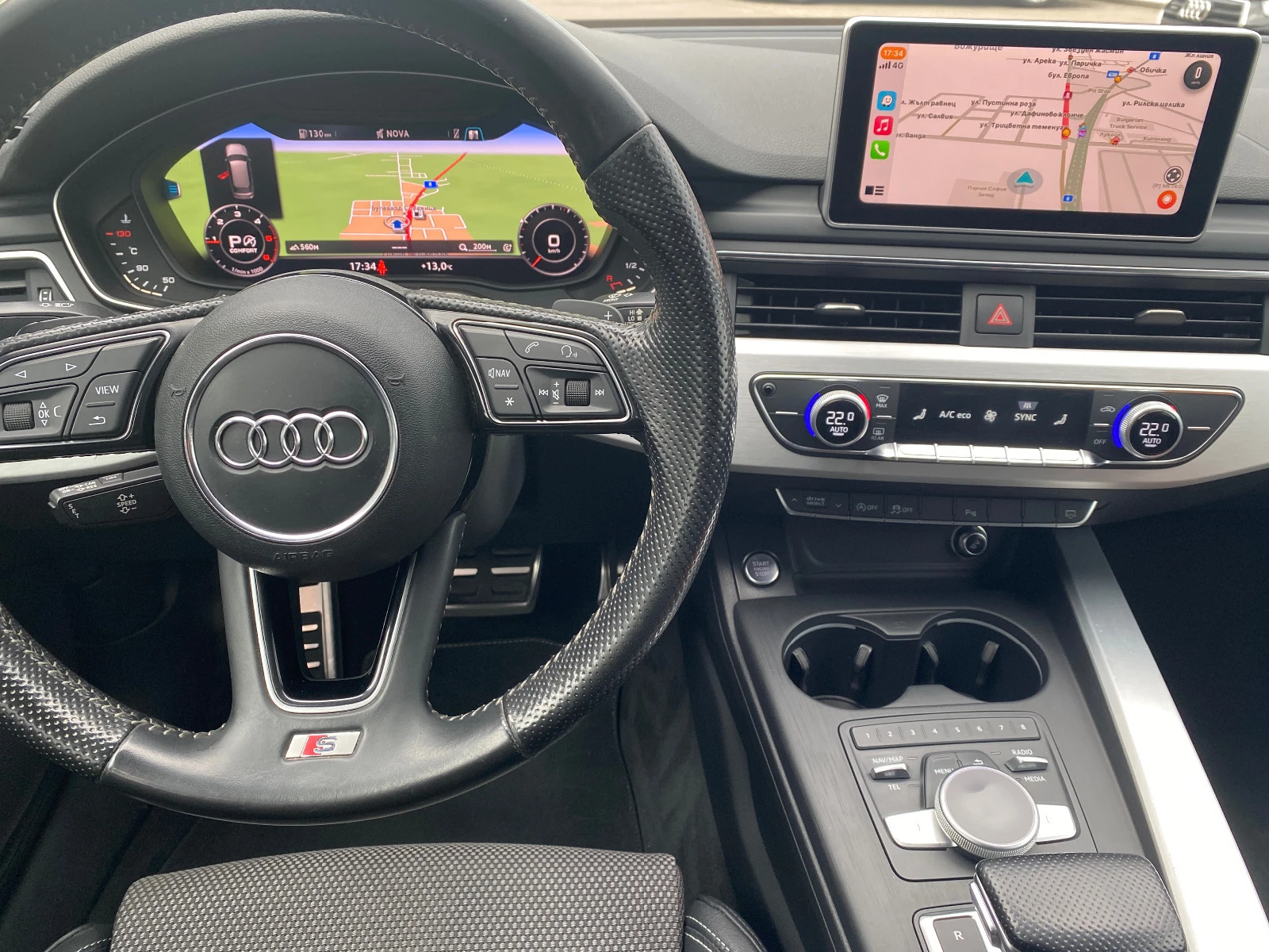 Audi A4 2.0TDi-190kc/Quattro/S-Line/Matrix/virtual cockpit - изображение 9