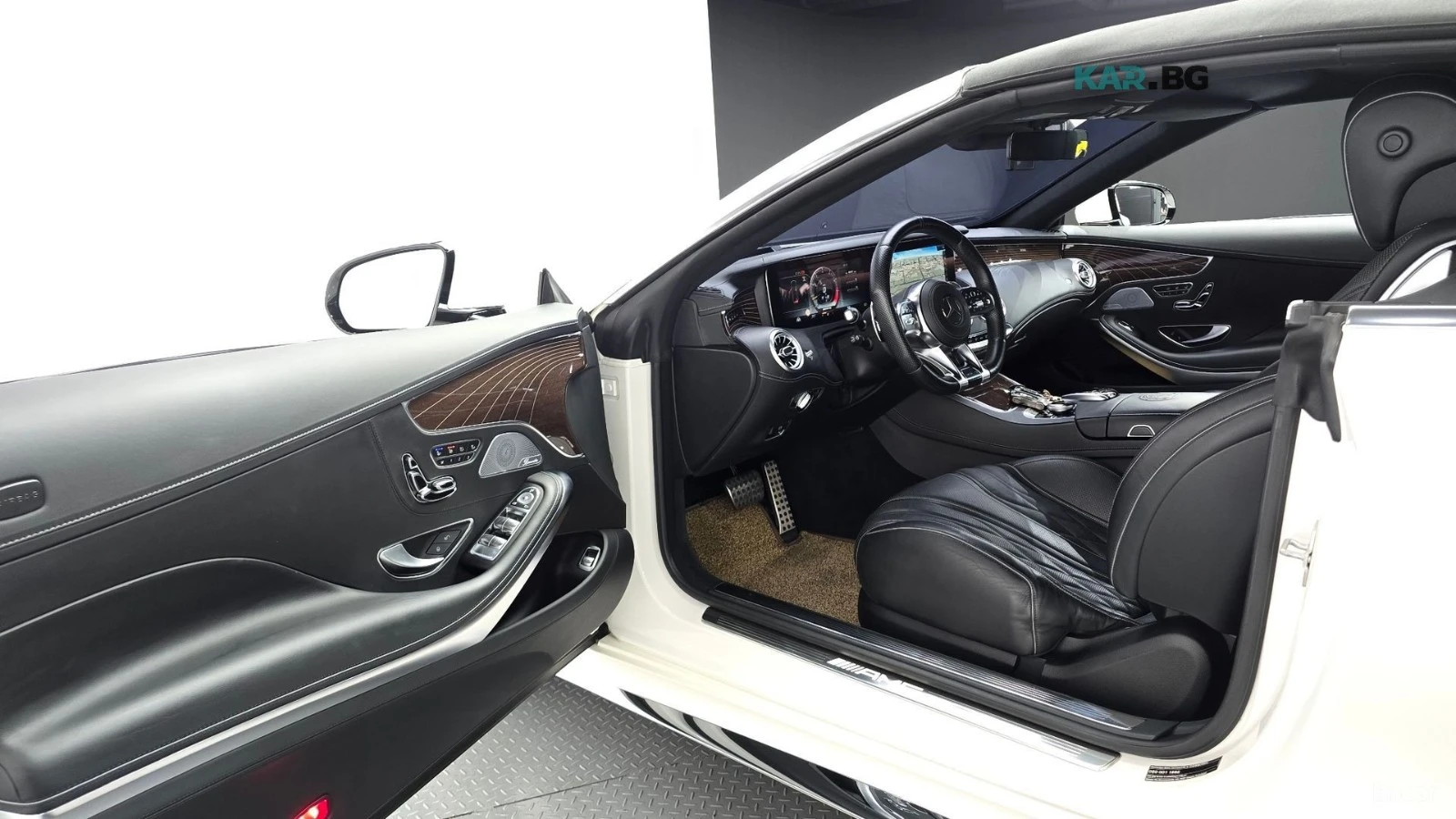 Mercedes-Benz S 63 4MATIC+ * CABRIO* КОЖА* ПОДГРЕВ* ОБДУХВ* BURMASTER, снимка 10 - Автомобили и джипове - 55982809