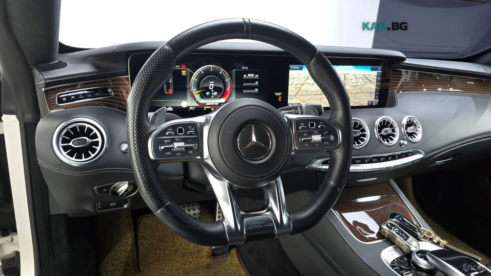 Mercedes-Benz S 63 4MATIC+ * CABRIO* КОЖА* ПОДГРЕВ* ОБДУХВ* BURMASTER, снимка 12 - Автомобили и джипове - 55982809