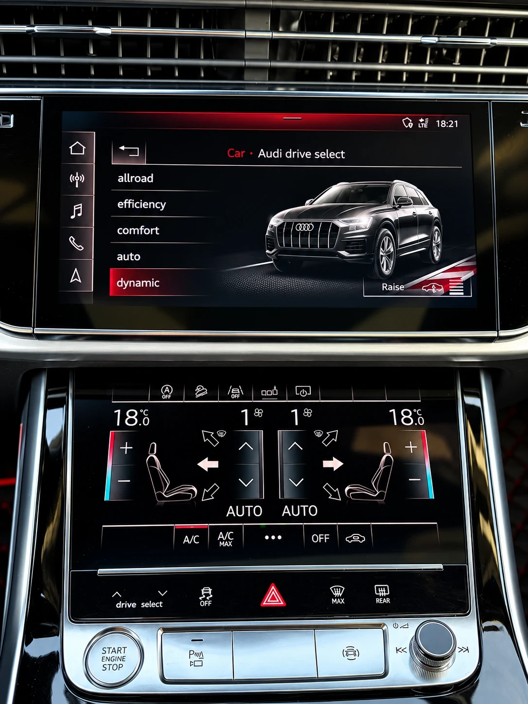 Audi Q8 50TDI| S-LINE| RSQ8-PACK| PANO| MATRIX| ЛИЗИНГ, снимка 12 - Автомобили и джипове - 56338305