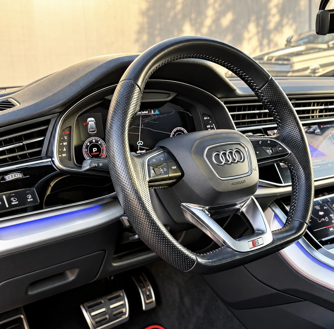 Audi Q8 50TDI| S-LINE| RSQ8-PACK| PANO| MATRIX| ЛИЗИНГ, снимка 9 - Автомобили и джипове - 56338305